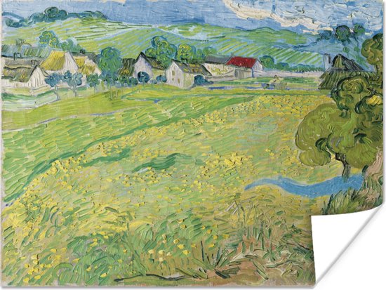 Poster Les Vessenots in Auvers - Vincent van Gogh - 120x90 cm
