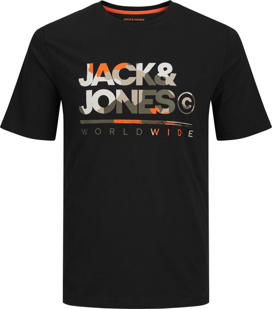 JACK&JONES JJLUKE TEE SS CREW NECK Heren T-shirt - Maat M