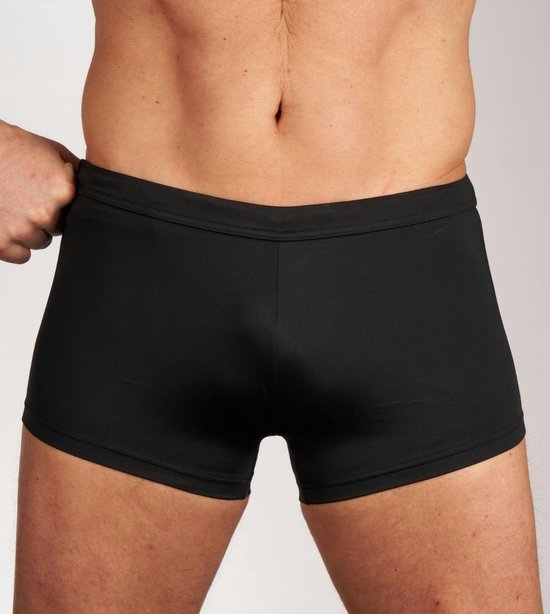 Hom Strakke Zwemshort - 0004 Black - maat S (S) - Heren Volwassenen - Polyamide- 402535-0004-S