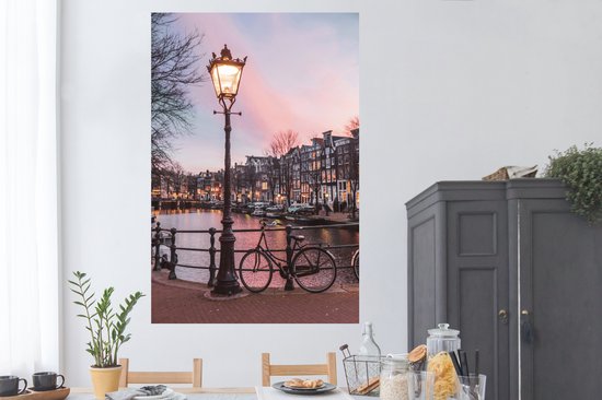Affiche Amsterdam au crépuscule - 120x180 cm XXL