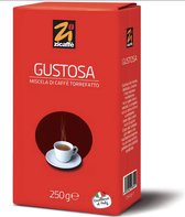 Zicaffè Gustosa - Café moulu de Sicile - 250 grammes - parfait pour Bialetti Moka, Filter Café, Moccamaster, etc.