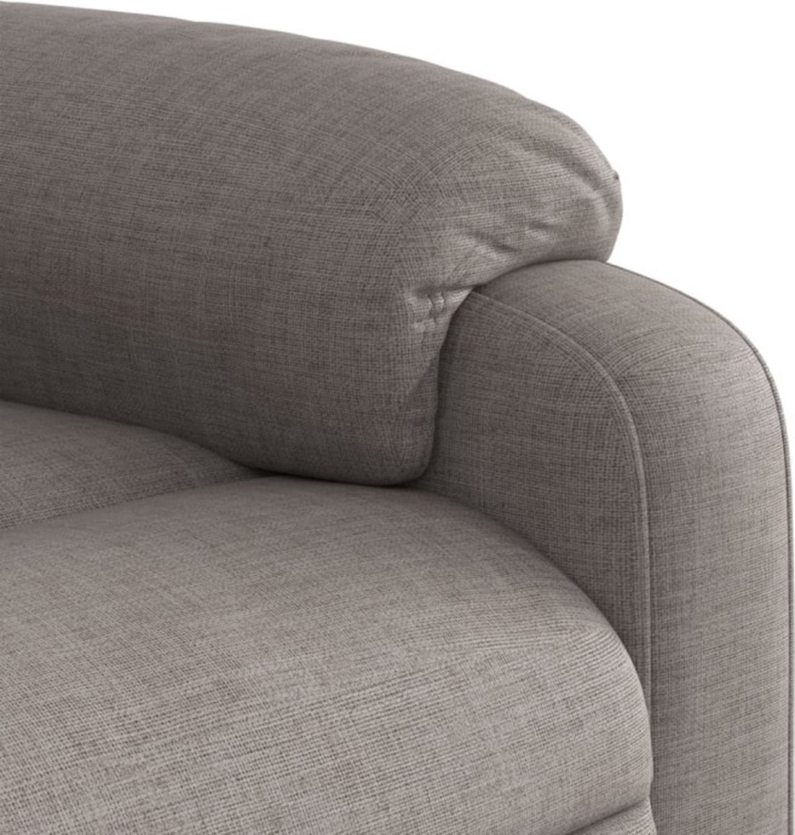 Afbeelding 2 van vidaXL Massagestoel Elektrisch Verstelbaar Taupe