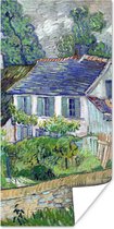 Poster Huis in Auvers - Vincent van Gogh - 80x160 cm