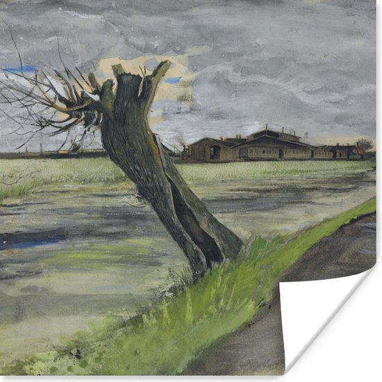 Poster Knotwilg - Vincent van Gogh - 75x75 cm