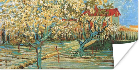 Poster Boomgaard in bloei - Vincent van Gogh - 150x75 cm