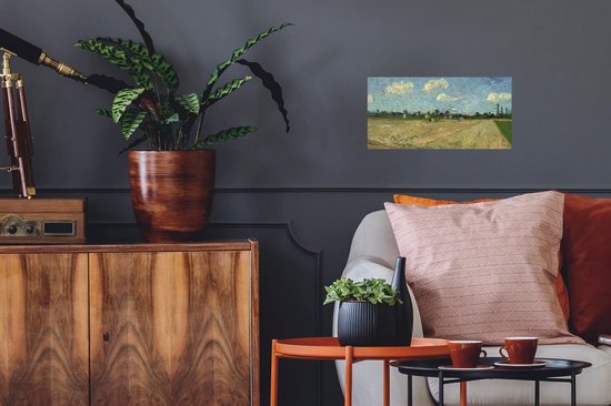 Affiche Champs labourés - Vincent van Gogh - 40x20 cm