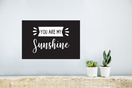 Affiche Proverbes - Citations - Tu es mon rayon de soleil - 30x20 cm