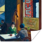 Poster Chop suey - Edward Hopper - 30x30 cm