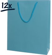 12 pièces. sacs de transport robustes papier (26x32x10) cm sac sac cadeau emballage sac cadeau poignée en cordon torsadé