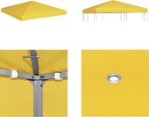 vidaXL Prieeldak 270 g/m² 3x3 m geel - Prieeldak - Prieeldaken - Prieelluifel - Prieelluifels