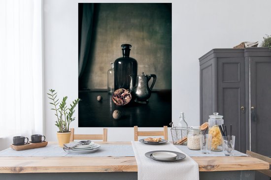 Affiche Nature morte - Bouteille - Fruit - 120x160 cm XXL