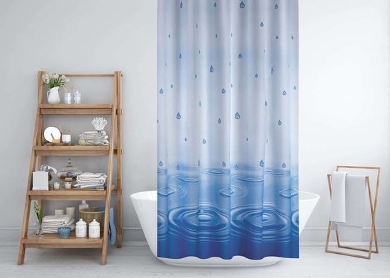 Beydodo Bad douchegordijn 240 x 200, polyester douchegordijn voor