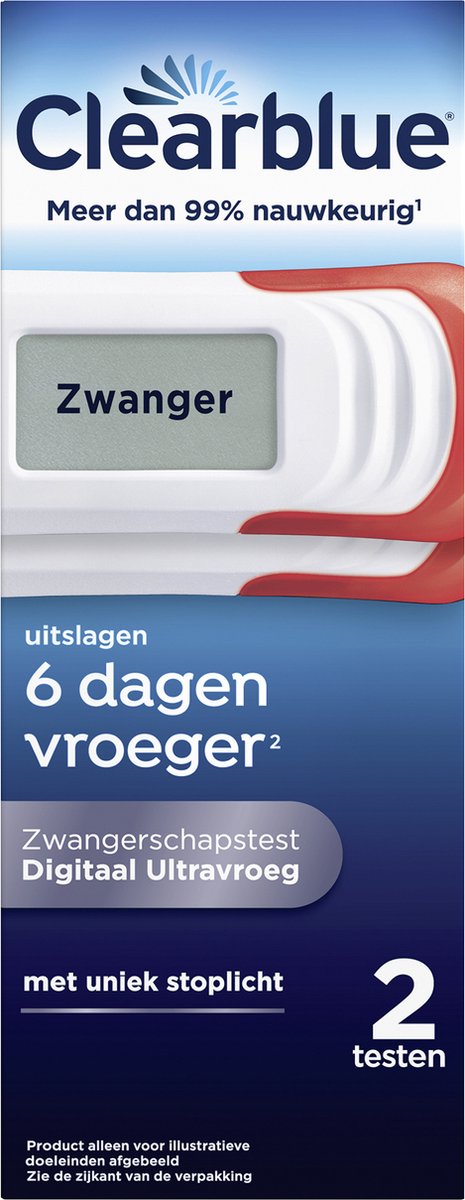 Clearblue Zwangerschapstest Digitaal Ultravroeg - 2 digitale testen – foto 7