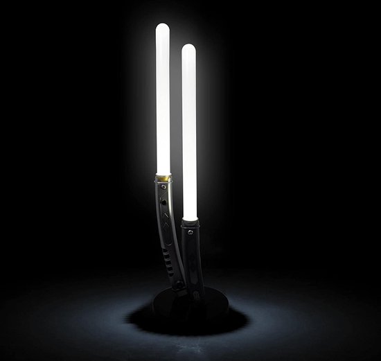 UKONIC - Star Wars - Lampe de bureau Ahsoka Double Sabres Lasers (Version Mandalorien) LED - 60cm