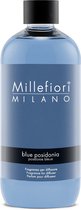 Millefiori Milano Navulling voor Geurstokjes 500 ml - Blue Posidonia