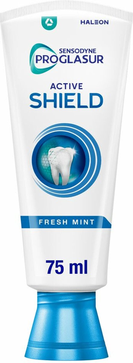 Sensodyne Tandpasta ProGlasur Active Shield Fresh Mint - 6 x 75 ml - Voordeelverpakking
