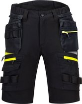Portwest DX444 - DX4 afneembare korte broek met holsterzakken Zwart