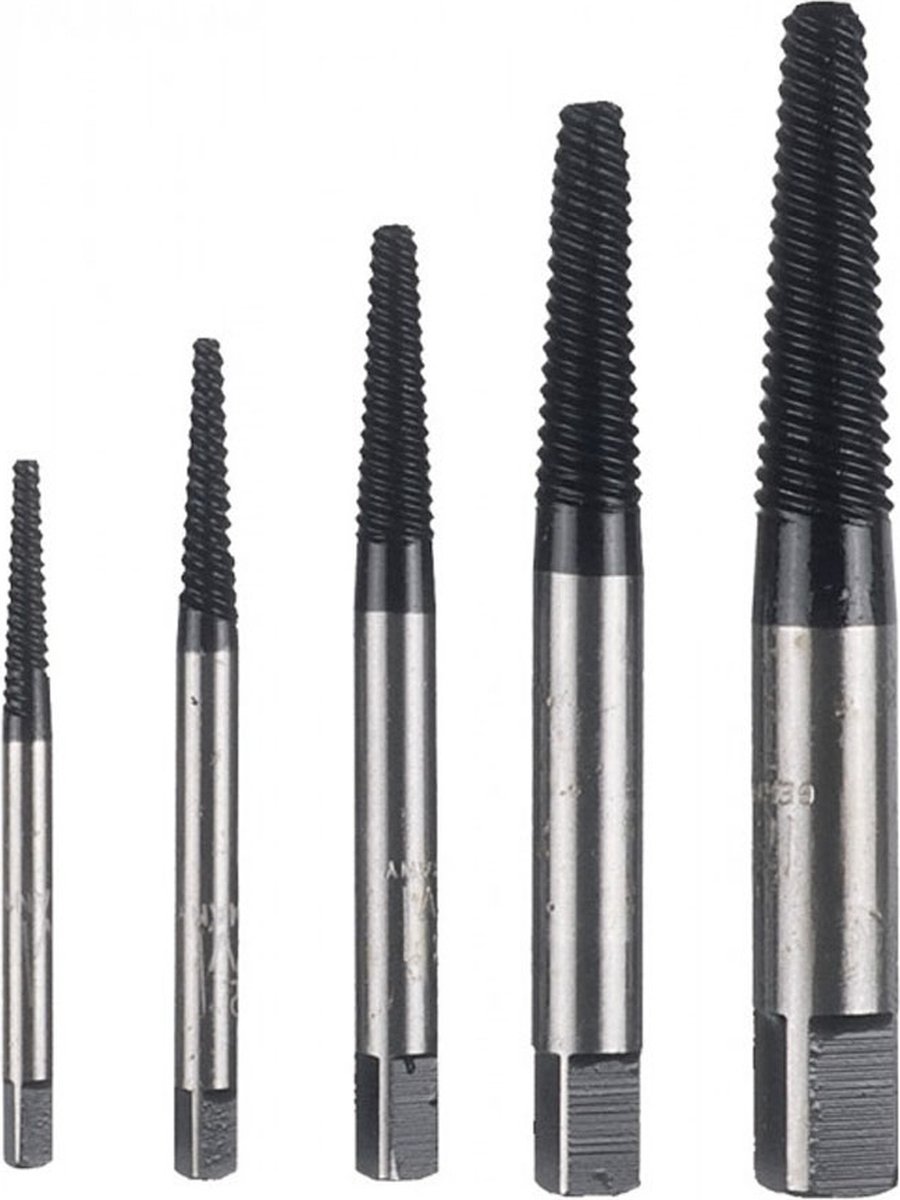 Schroeven uitdraaiset 5-delig 4 4.5 6.5 7.5 11mm