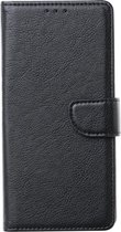 Multimedia & Accessoires PU Lederen Wallet Book Case Hoesje geschikt voor Samsung Galaxy S23 FE – Zwart - Portemonnee – Met Stand – Kaarthouder – Pasjes Houder – Magneet Sluiting – Bookcase