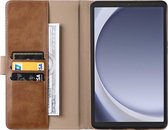 Phreeze Luxe Tablet Hoes - Geschikt voor Samsung Galaxy Tab A9 Hoesje 2023 - 8.7 inch - Vegan Leer - Magneetsluiting - Tab Case Cover - Bruin