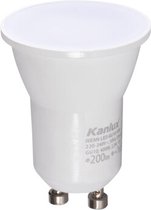10 stuks Kanlux Led lamp Mini GU10 spot 2,2w warm wit
