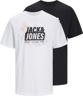 JACK&JONES JCOMAP LOGO TEE SS CREW NECK 2PK MP Heren T-shirt - Maat XL