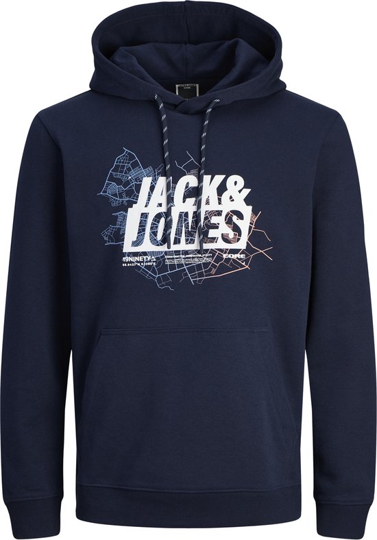 JACK&JONES JCOMAP LOGO SWEAT HOOD SN Heren Trui