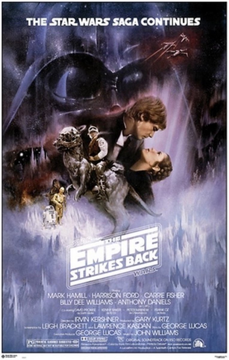 Star Wars The Empire Strikes Back Poster 61x91.5cm Multi color