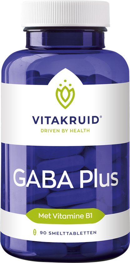 Vitakruid Gaba Plus Sublinguaal  Voedingssupplement - 90 smelttabletten - Vitakruid