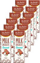 Sukrin | Melkchocolade | Kokos | 12 Stuks | 12 x 40g
