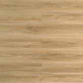 ARTENS - PVC vloer - Click vinyl planken INVARELL - vinylvloer - FORTE - houteffect - beige - L.122 cm x B.18 cm - dikte 4 mm - 1,76 m²/ 8 planken - belastingsklasse 32