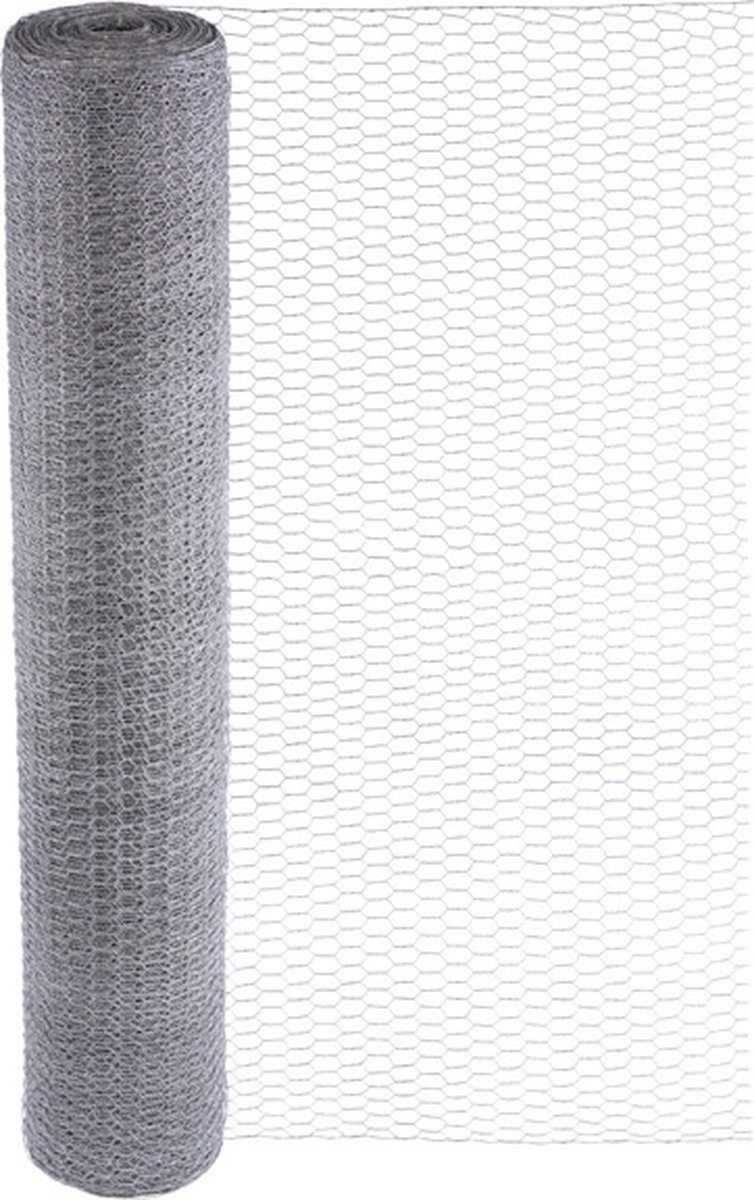 Kippengaas 13mm 0.70mm 50cm x 25m gegalvaniseerd