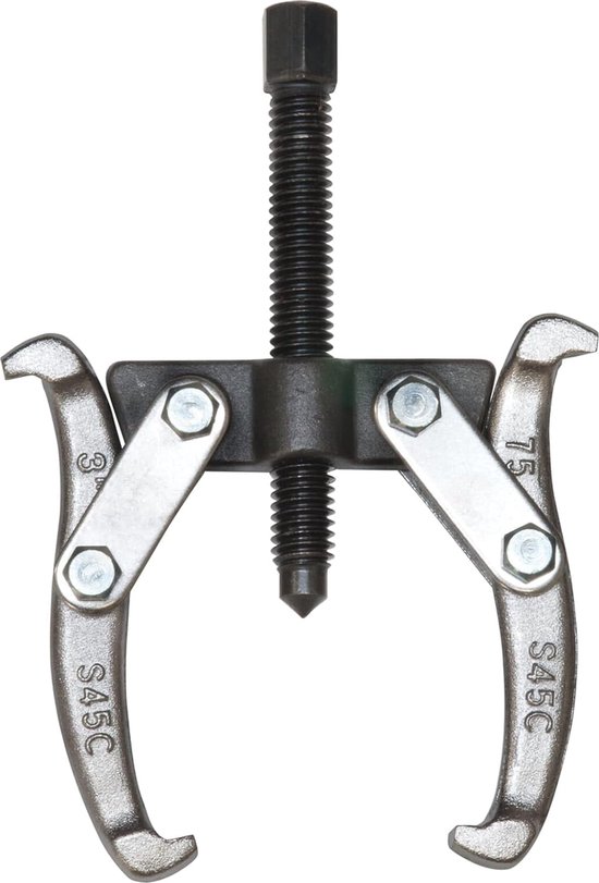 Poelietrekker 3 armig, 3 armen - 75 mm armlengte - max. open 75 mm Poelietrekker 3 armig, 3 armen - 75 mm armlengte - max. open 75 mm