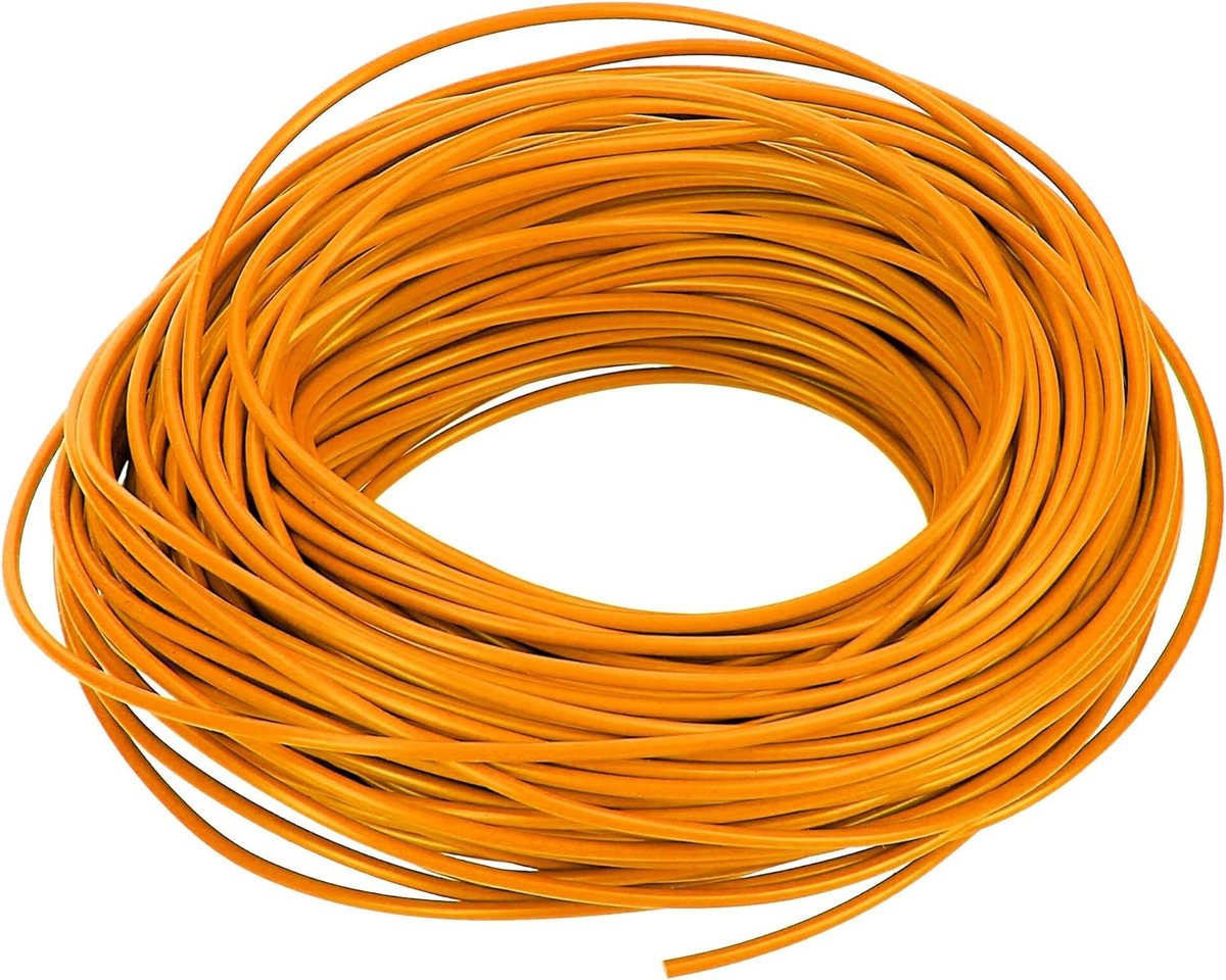 10 meter voertuigkabel FLRY-B 0,75 mm² oranje I voertuigkabel I kabel voor voertuigelektronica