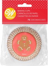Coffrets à cupcakes Wilton - Gingerbread Boy - 75 pièces