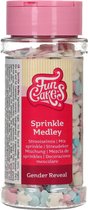 FunCakes Sprinkles - Eetbare Taartdecoratie - Sprinkle Medley - Gender Reveal - 65g