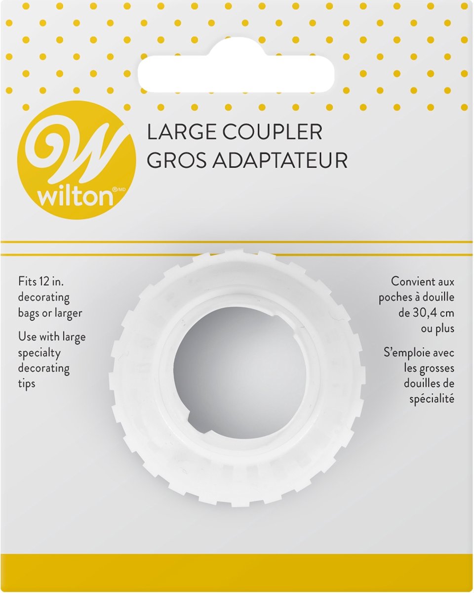 Wilton Grote Adapter/Coupler - voor Wilton Spuitmondjes - Taart decoratie