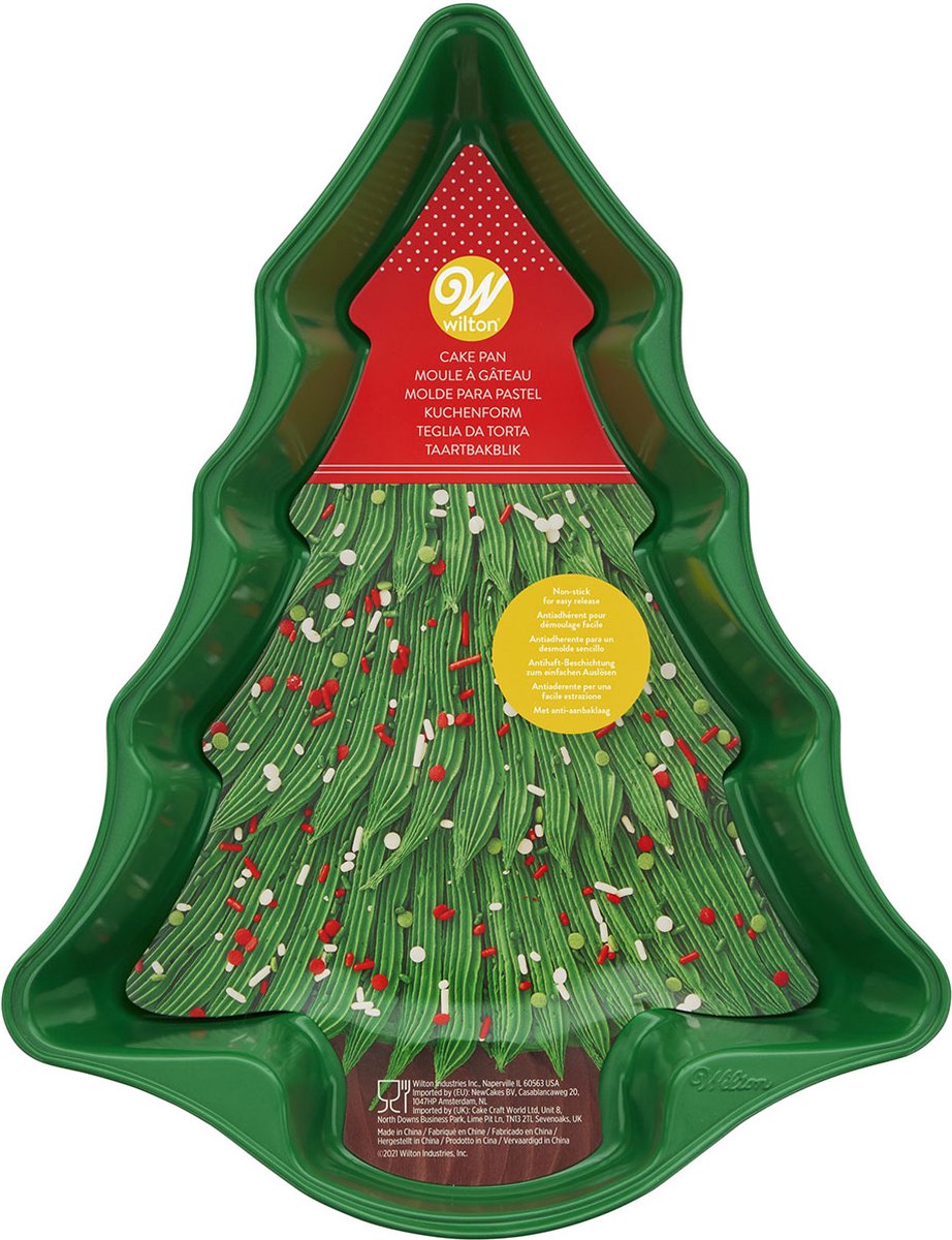 Wilton Bakvorm - Cakevorm - Taartvorm - Kerstmist - Kerstboom