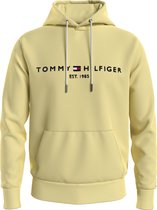 Tommy Hilfiger Tommy Logo Hoodie Truien & Vesten Heren - Sweater - Hoodie - Vest- Geel - Maat M