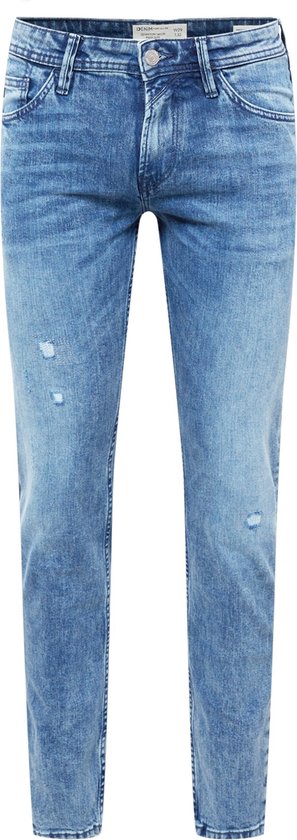 Tom Tailor Denim Heren Jeans Broeken PIERS slim Fit Blauw 36W / 34L Volwassenen