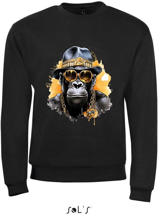 Kinder T-Shirt 158an01K Gangsta Hip Hop Monkey - kids 9-10jr