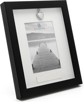 Zilverstad - Cadre photo mémoire avec cendrier 10x15 cm noir