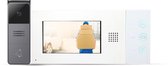 Ceezam intercom - video deurbel - videofoon - bedraad - incl. indoor LCD scherm - 4.3 inch - wit
