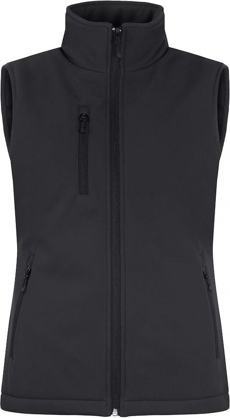 Clique Padded Softshell Vest Women 020959 - Zwart - L