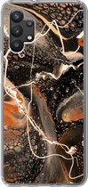 Geschikt voor Samsung Galaxy A32 5G hoesje - Verf - Design - Abstract - Siliconen Telefoonhoesje