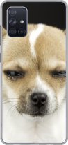 Geschikt voor Samsung Galaxy A51 5G hoesje - Hond - Huisdieren - Portret - Siliconen Telefoonhoesje