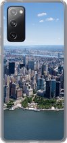 Geschikt voor Samsung Galaxy S20 FE hoesje - New York - USA - Skyline - Siliconen Telefoonhoesje