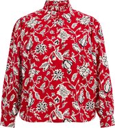 WE Fashion Dames blouse met dessin - Curve