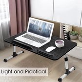 Bedtafel - Opvouwbaar Dienblad - laptoptafel voor bed, laptoptafel voor lezen of ontbijt, 34D x 60W x 32H centimetres