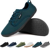 Geweo Barefoot Chaussures pour femmes - Baskets pour femmes - Chaussures de sport - Chaussures de randonnée - Chaussures d'extérieur - Homme - Femme - Turquoise – Taille 42